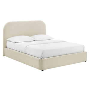 Keynote Full Fabric Upholstered Storage Platform Bed Frame by Modway