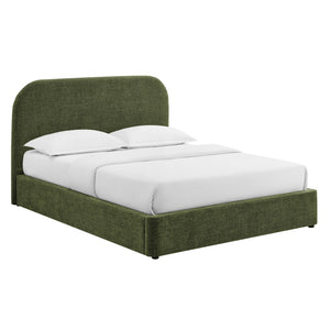 Keynote Full Fabric Upholstered Storage Platform Bed Frame by Modway