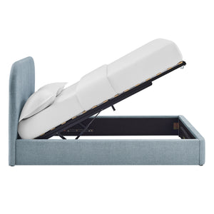 Keynote Full Fabric Upholstered Storage Platform Bed Frame by Modway