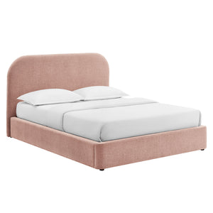Keynote Queen Fabric Upholstered Storage Platform Bed Frame by Modway