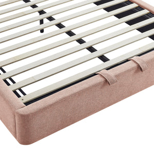 Keynote Queen Fabric Upholstered Storage Platform Bed Frame by Modway