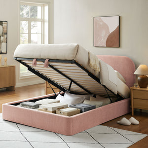 Keynote Queen Fabric Upholstered Storage Platform Bed Frame by Modway