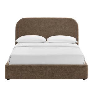 Keynote Queen Fabric Upholstered Storage Platform Bed Frame by Modway