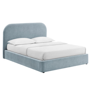 Keynote Queen Fabric Upholstered Storage Platform Bed Frame by Modway