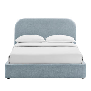 Keynote Queen Fabric Upholstered Storage Platform Bed Frame by Modway