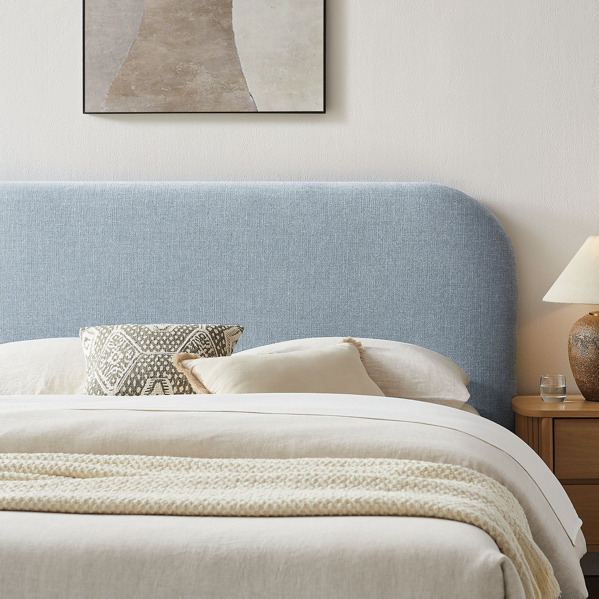 Keynote Queen Fabric Upholstered Storage Platform Bed Frame by Modway