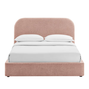 Keynote King Fabric Upholstered Storage Platform Bed Frame by Modway