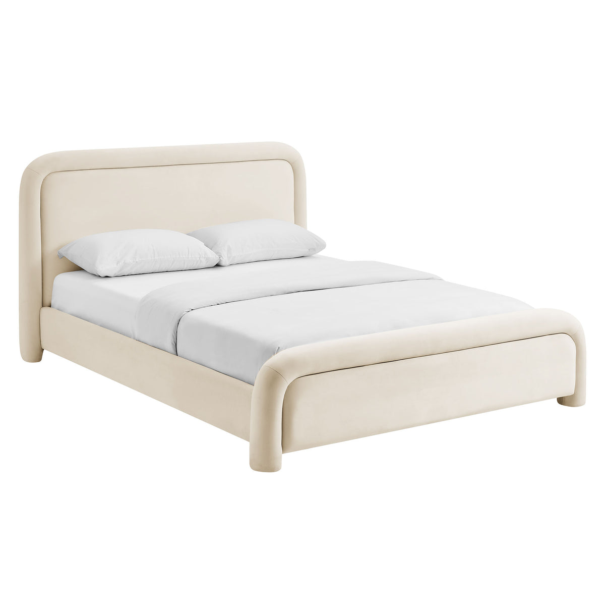 Beck King Performance Velvet Platform Bed by Modway