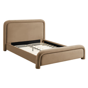 Beck King Performance Velvet Platform Bed by Modway