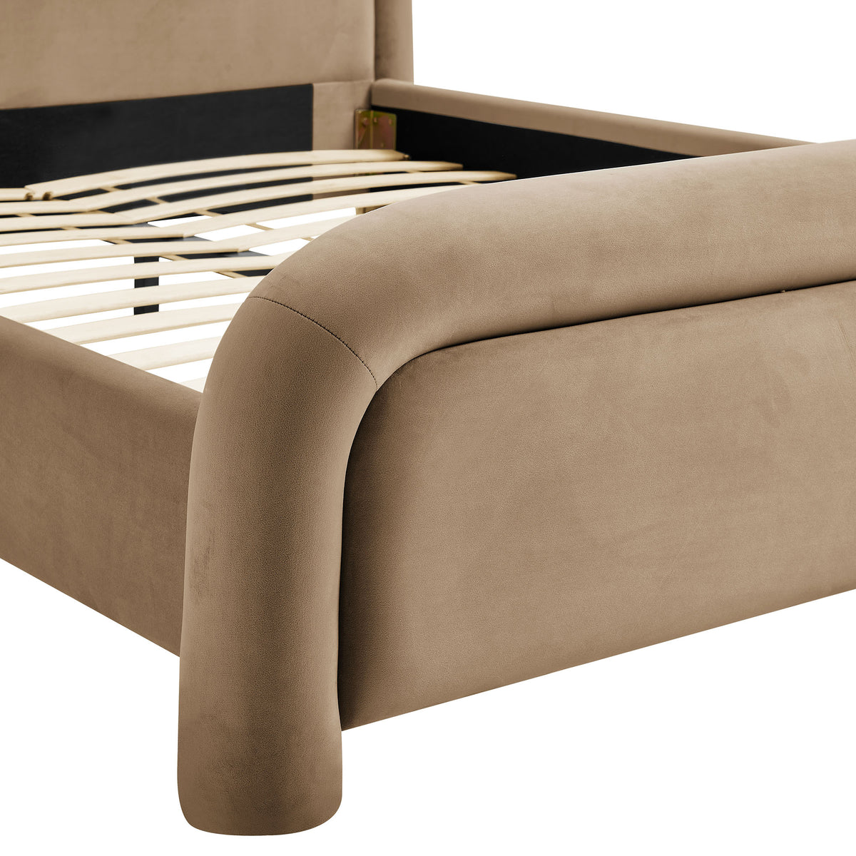 Beck King Performance Velvet Platform Bed by Modway