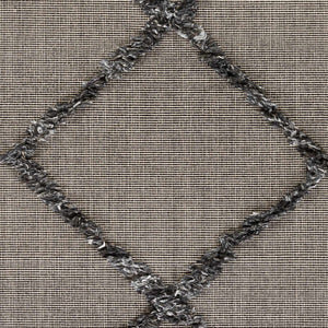 Mossman Brown Diamond High-Low Rug - Clearance