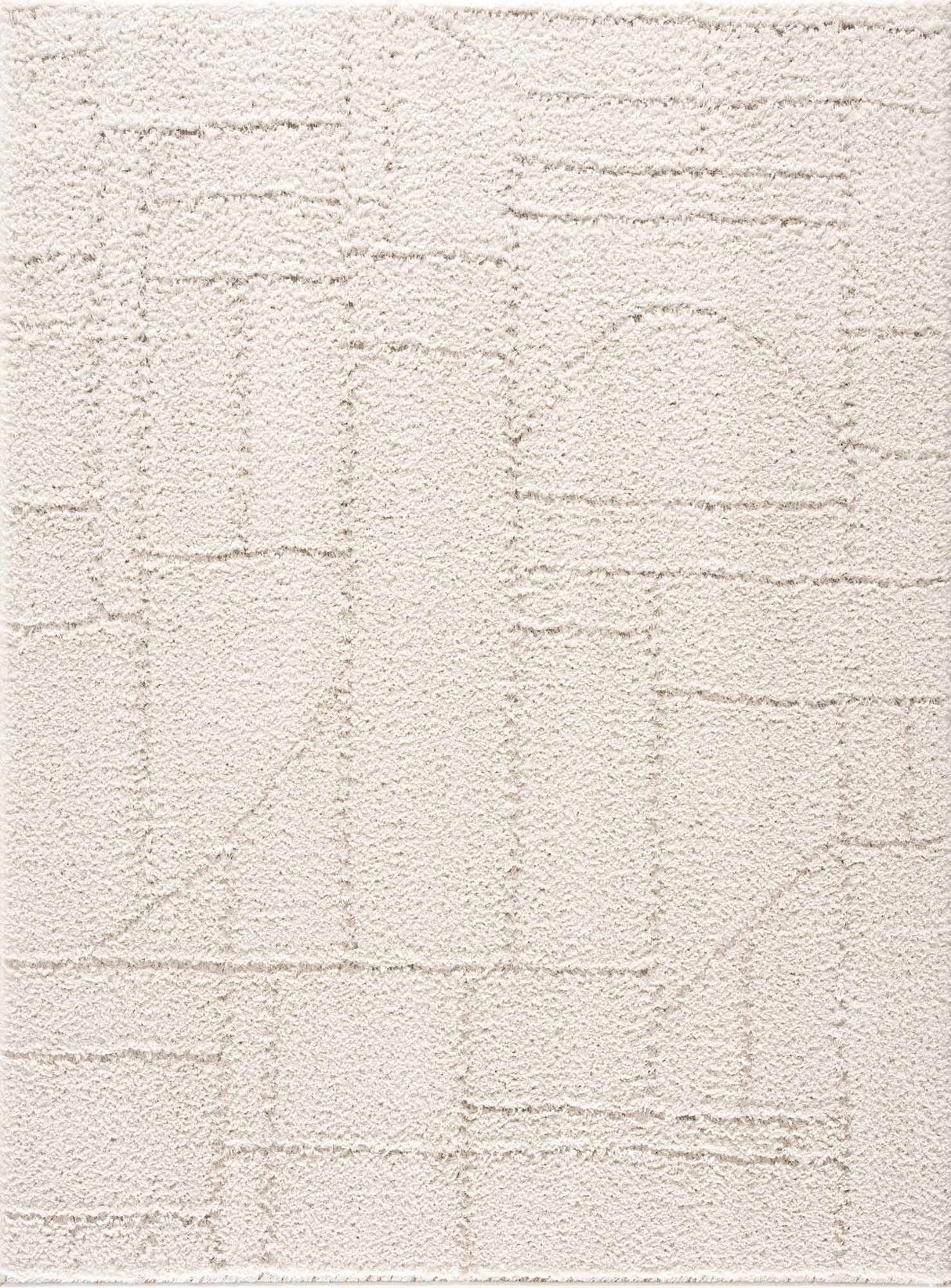 Andia Plush Grid Rug - Clearance