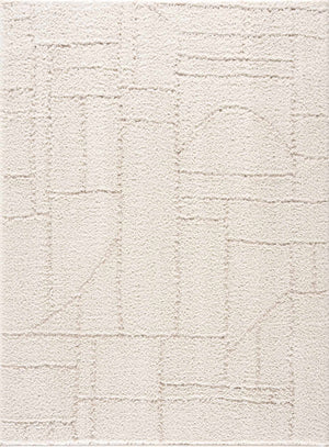 Andia Plush Grid Rug - Clearance
