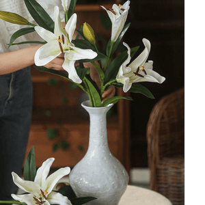 Artificial Real Touch Lily Stem 30" Tall
