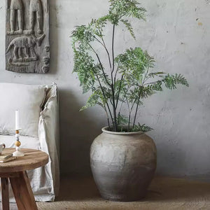 Round Earthenware Pot