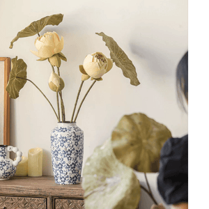Artificial Rustic Lotus Stem