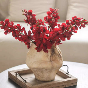 Single Red Orchid Stem 24" Tall