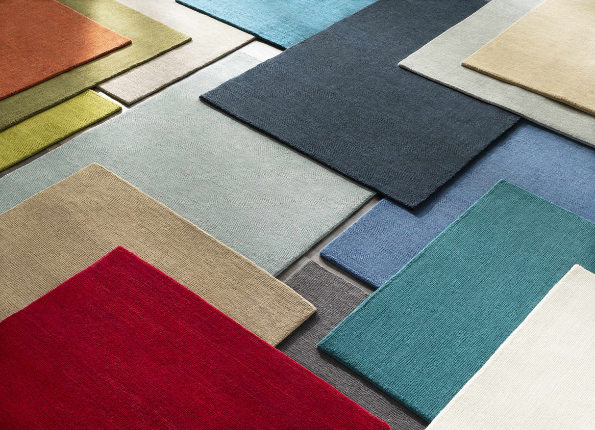 Brockton Solid Dusty Sage Wool Rug