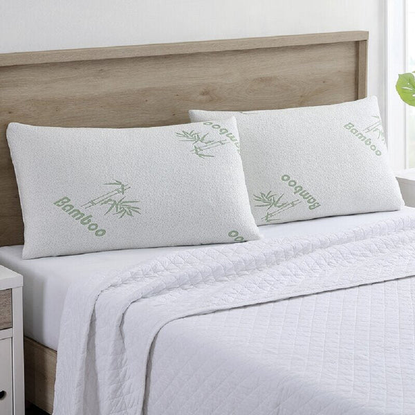 Bamboo Memory Foam Pillows (1 or 2 Pack)