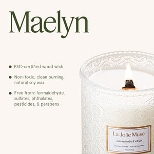 Maelyn - Jasmin du Lotus 19oz Candle