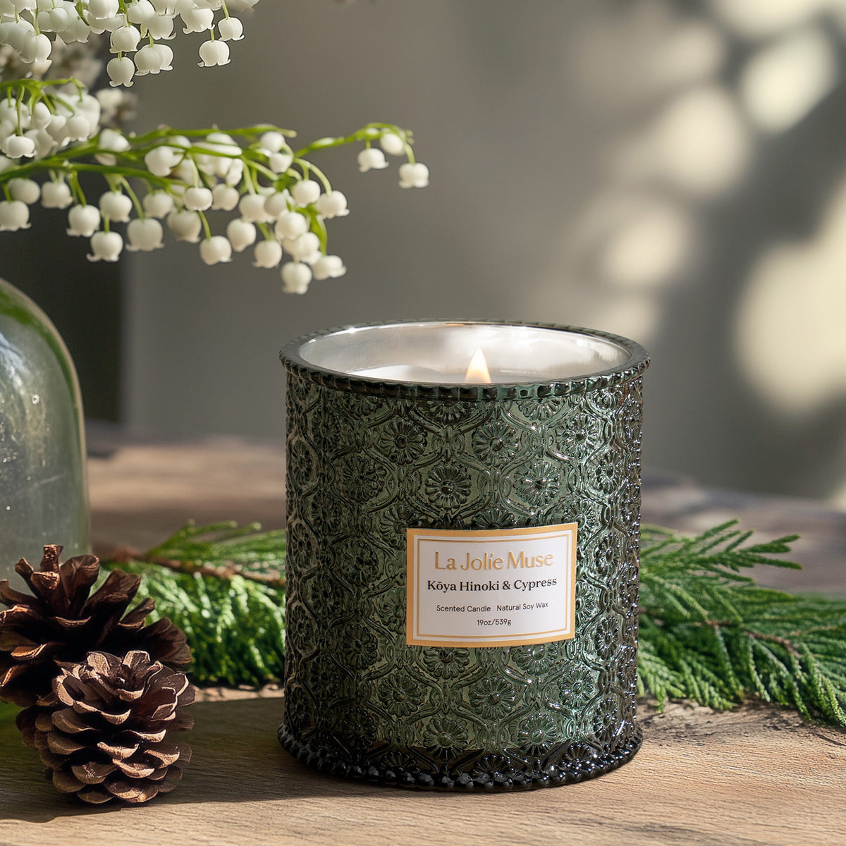 Maelyn - Kōya Hinoki & Cypress 19oz Candle