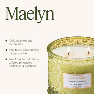 Maelyn - Starlit Golden Fir 12oz Candle