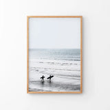 Summer Malibu Themed Wall Decor. Surfers on the Beach
