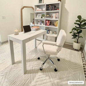 Manyas 3D Bone Area Rug with Tassels