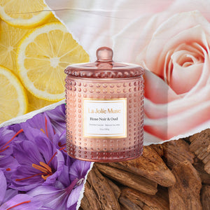 Marvella - Rose Noir & Oud 10oz Candle