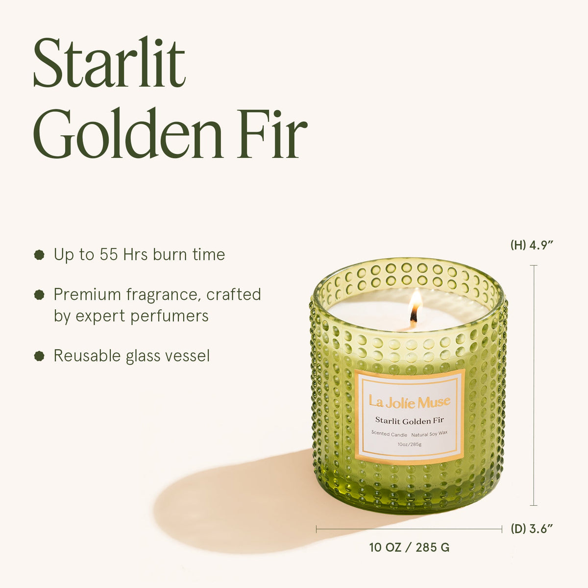 Marvella - Starlit Golden Fir 10oz Candle