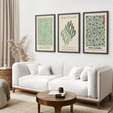 Sage Green Matisse Art Print Set of 3 Piece