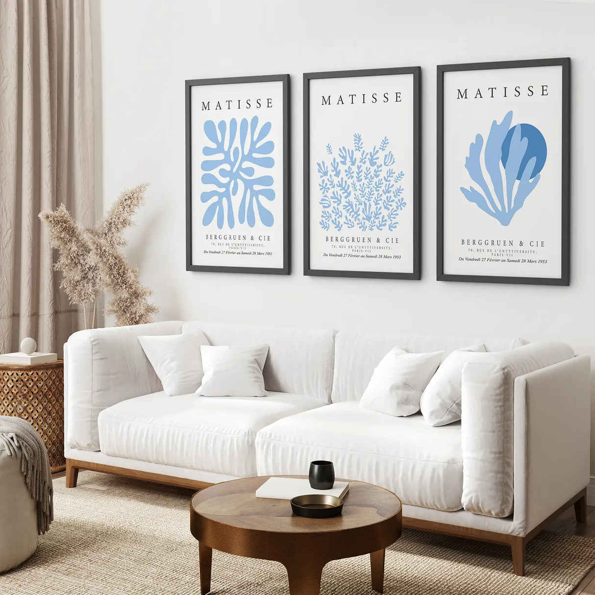 Light Blue Henri Matisse Exhibition Art Set