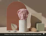 Medusa Sculpture Candle – Luxury Art Candle