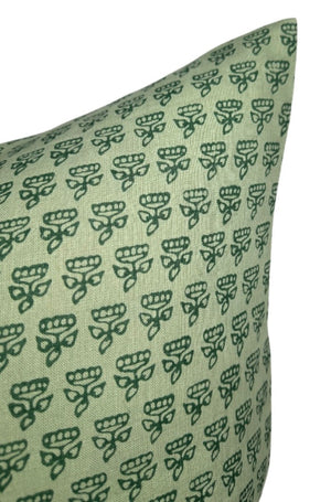 Mimi Pillow Cover in Green