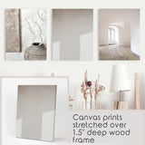 Minimalist Beige Modern Architectural Set of 3 Prints