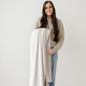 Minky Stretch Throw Blankets