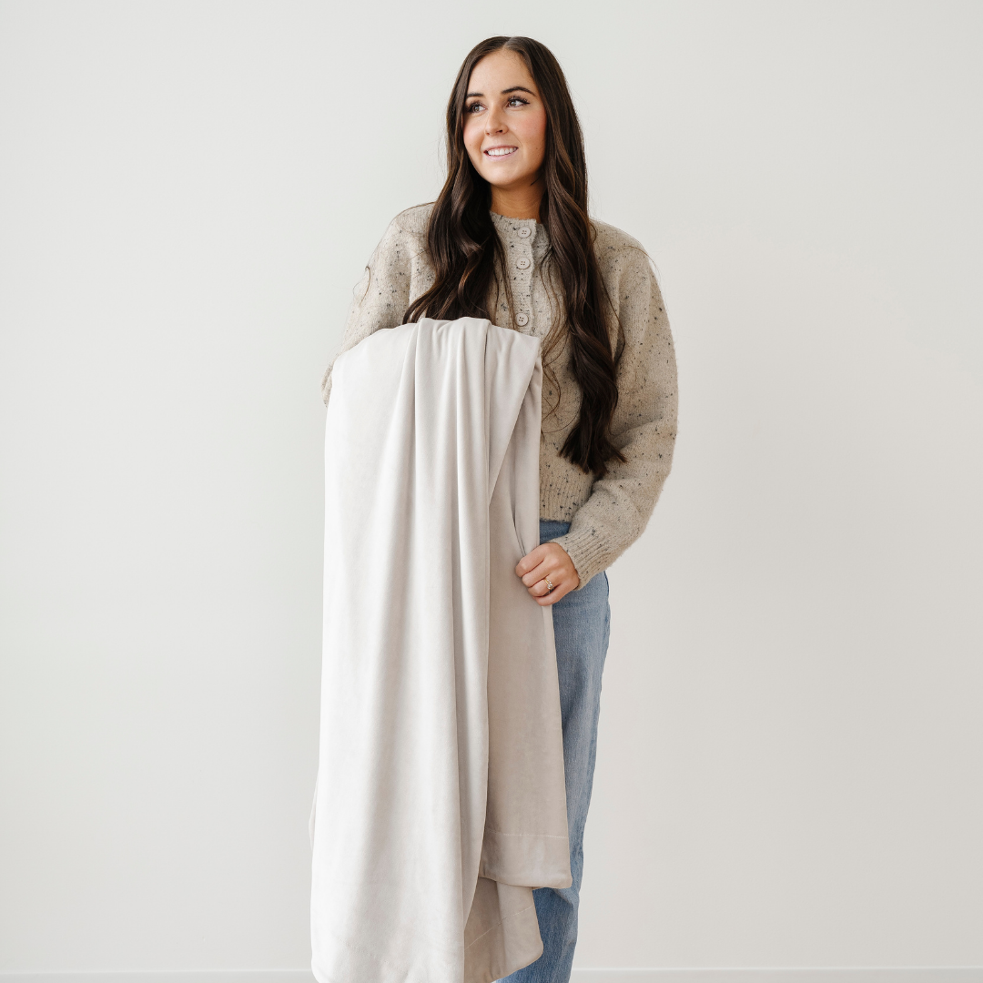 Minky Stretch XL Throw Blankets