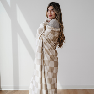 Minky Stretch XL Throw Blankets