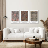 William Morris Floral Museum Exhibition Painting