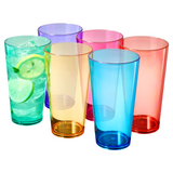 Madrid Acrylic Highball Glassware, Set of 6