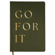 Sweet Water Decor Go For It Fabric Journal