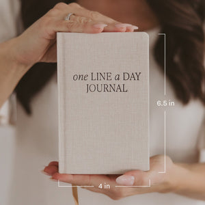 Sweet Water Decor Tan One Line A Day Memory Journal - view 4