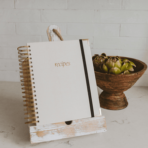 Recipe Book with 8 Tabbed Sections