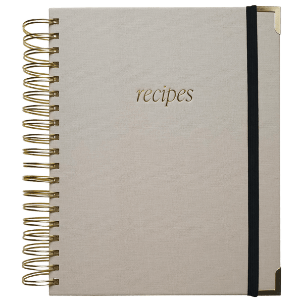 Recipe Book with 8 Tabbed Sections