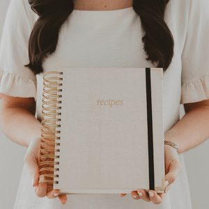 Recipe Book with 8 Tabbed Sections