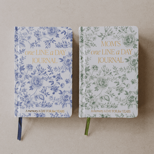 Blue Delft One Line a Day Memory Journal