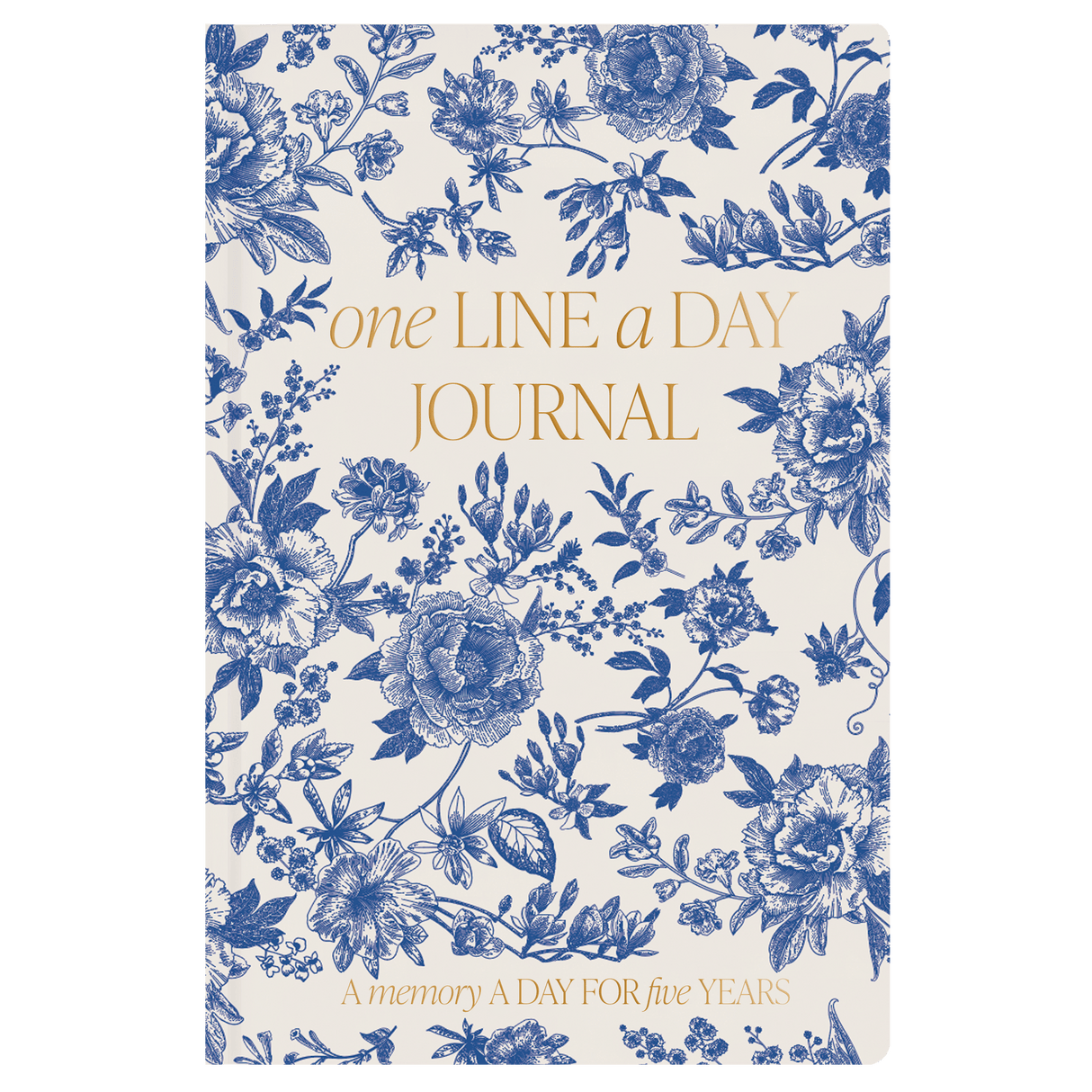 Blue Delft One Line a Day Memory Journal