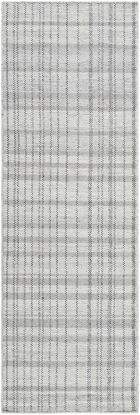 Nissa Blue Gray Checkered Area Rug - Clearance