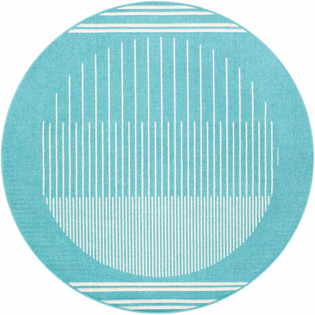 Nabil Aqua Area Rug - Clearance