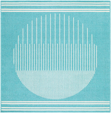 Nabil Aqua Area Rug - Clearance